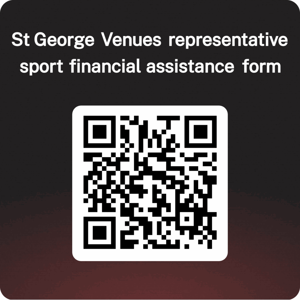 QRCode for St George Venues _representative sport financial assistance form
